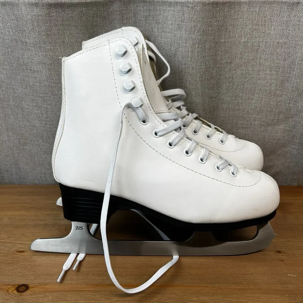 American Athletic Tricot-lined Women's Ice Skates Sz 6 Lightly Used EU 36-37